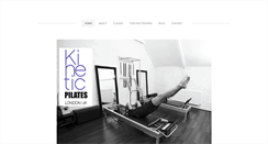Desktop Screenshot of kineticpilates.com