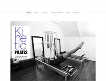 Tablet Screenshot of kineticpilates.com
